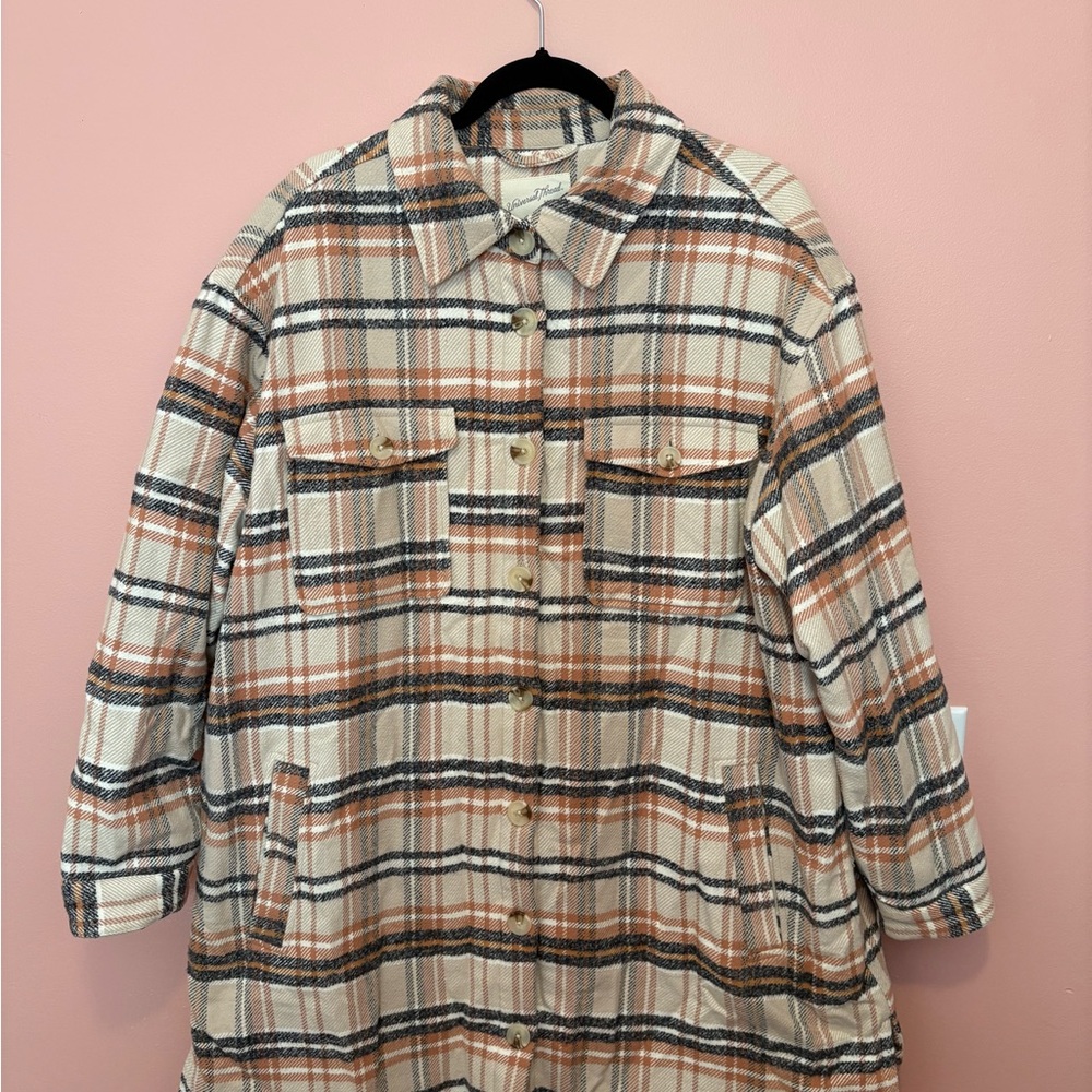 Universal Thread Plaid Quilted Jacket